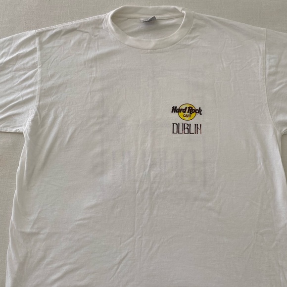 Hard Rock Cafe Dublin White Tee - Picture 2 of 4
